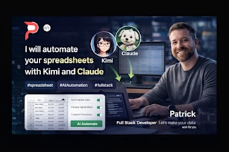 automate your excel google sheets and vba with ai using claude and kimi