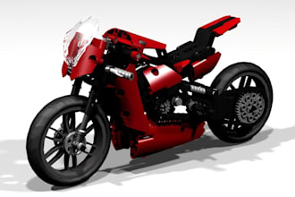 turn your idea, building, character, object into 3d lego follow your idea steps