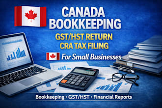do canada bookkeeping gst hst return and cra tax filing for small business