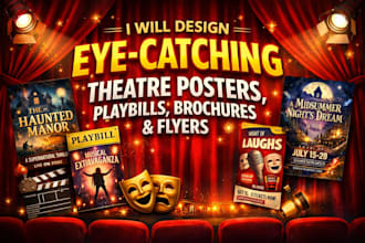 design professional theatre poster and playbill design