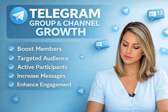 do telegram promotion, telegram marketing, and telegram organic growth
