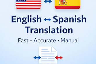 translate english to spanish and spanish to english