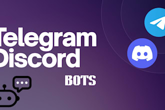 build a custom telegram or discord bot