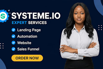 create systeme io landing page systeme io website expert systeme io sales funnel