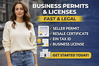 get seller permit resale certificate ein tax id and business license
