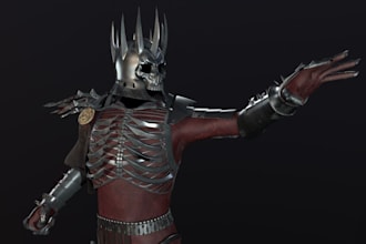 create custom 3d cosplay props, armor, weapons, and 3d print models
