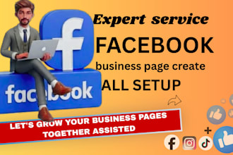 create and setup facebook business page