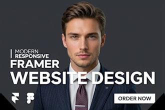 build framer website framer landing page figma to framer redesign portfolio