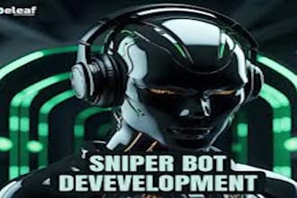 develop automate solana volume bot, mev, sniper arbitrage, pump fun on sol, eth