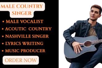 sing and write heartfelt country pop song, nashville style songwriting