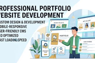 build a responsive portfolio website