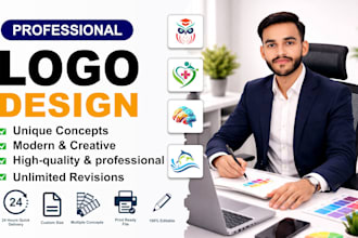 do world class  business logo design and redesign in 4 hours