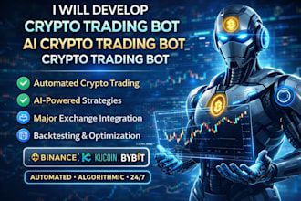 develop crypto trading bot, ai crypto trading bot, crypto trading bot