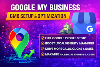 do google my business optimization gmb local SEO   maps ranking  listing