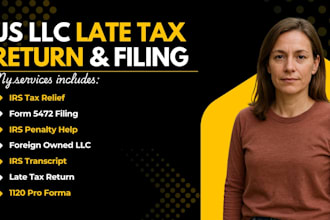 file your llc late tax return, back taxes for foreign owned llc 5472 1120 CPA