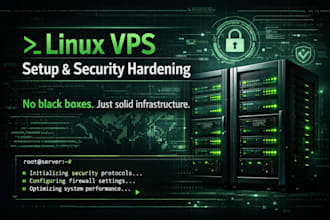 set up and harden your linux vps server