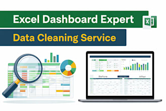 do data cleaning, excel work, and create dashboards