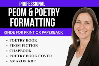 format design poetry book, poem fiction chapbook, poetry book cover design kdp