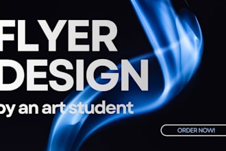 design birthday, wedding, graduation flyers
