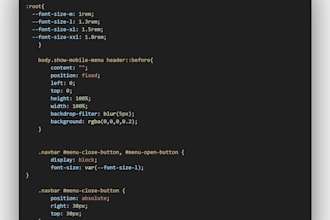 fix HTML and CSS bugs and make your website responsive