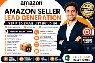 provide amazon seller leads and ecommerce leads