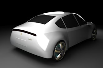 do professional 3d car modeling, vehicle design, and texturing