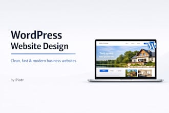 design a modern wordpress website