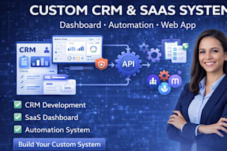 build custom CRM, saas dashboard, business automation system, open source crm