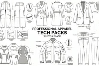 make a professional sewing pattern maker for clothing, custom garment pattern