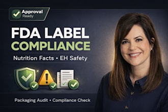 audit product packaging for fda compliance and eh regulation safety
