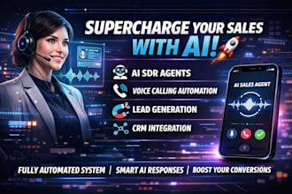 build ai sdr agent and ai voice caller for lead generation and sales automation