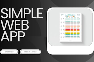 build a simple aesthetic habit tracker web app