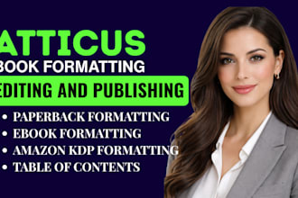 format your book using atticus vellum kdp book formatting book design atticus