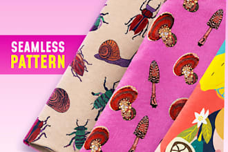 create a custom seamless pattern design