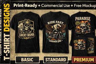 create custom typography t shirt design, streetwear t shirt and graphic t shirt