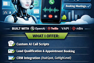 build an ai voice agent or ai phone bot for inbound and outbound calls