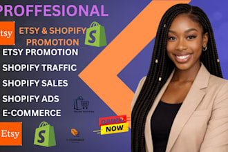 do shopify promotion, etsy marketing, shopify sales