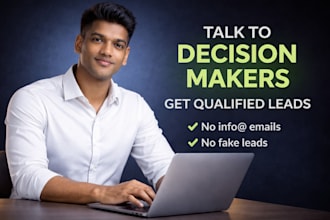 generate high quality decision maker leads in your niche
