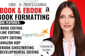 deliver an expert book formatting, book typesetting, kdp, and book cover design