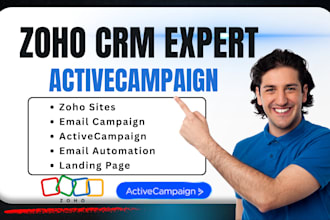 setup activecampaign, zoho email campaign, zoho sites, activecampaign automation