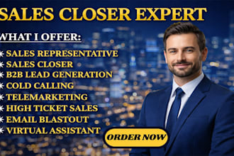 be your sales closer, virtual assistant, and sales expert