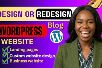 wordpress developer, blog redesign wordpress elementor or wordpress blog website