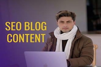 write SEO content and blog post also artical writing for web