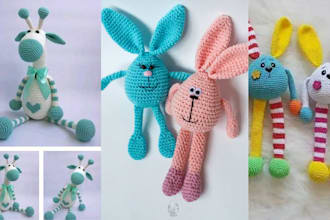 create a professional crochet pattern PDF for handmade project
