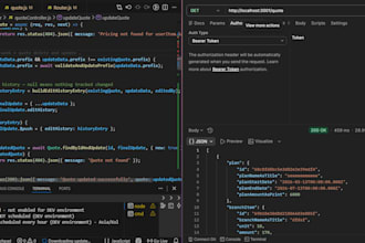 fix bugs in your node js backend API
