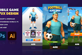 game UI UX design