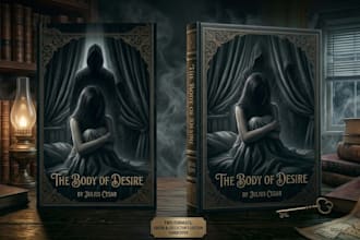 design a high converting horror or thriller book cover for amazon