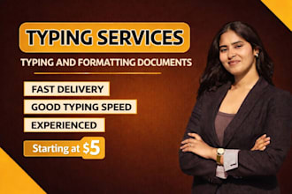 do fast and accurate typing for you