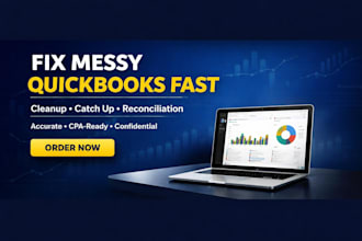 do quickbooks clean up, catch up bookkeeping and reconciliation fast