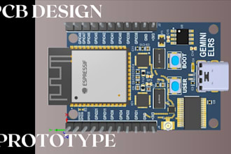schematic and pcb layout in altium, kicad eagle for hardware, development